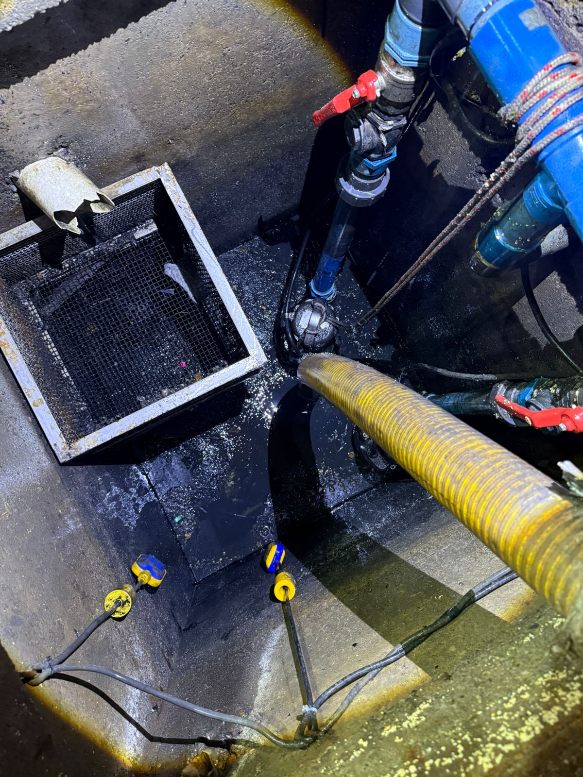 Mantención de bombas elevadoras